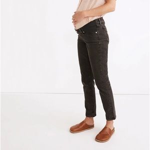 Madewell Maternity Side-Panel Perfect Vintage Jeans in Lunar Wash size